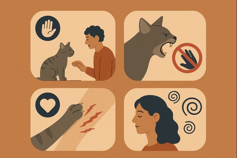 Safety first: how to prevent bites, scratches, and panic spirals
