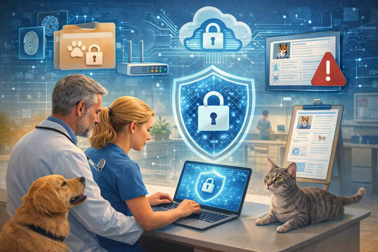 Cybersecurity for Vet Clinics: Protecting Sensitive Patient & Client Data