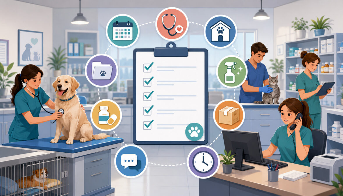 Daily Operations Checklist for Veterinary Clinics